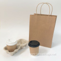 Disposable Bagasse 2 Cups Holder